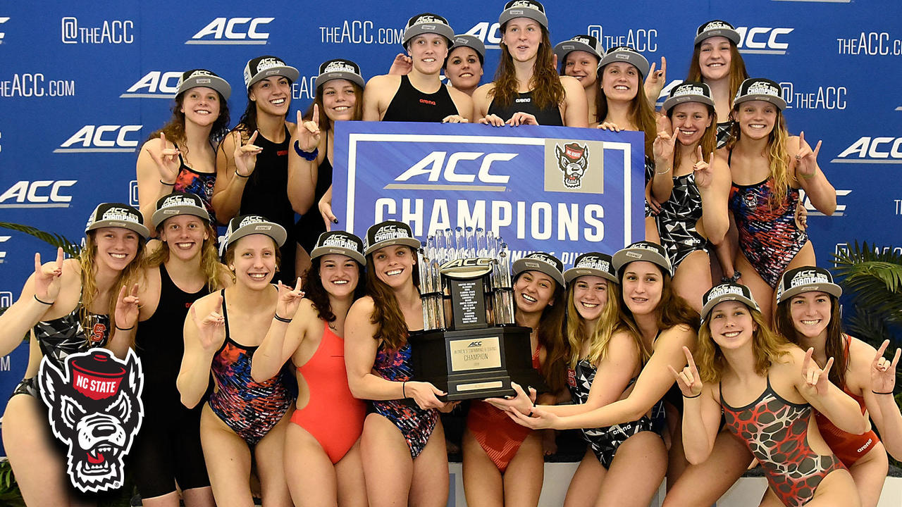 NC State Wins 2019 ACC Womens Swimming and Diving Championship
