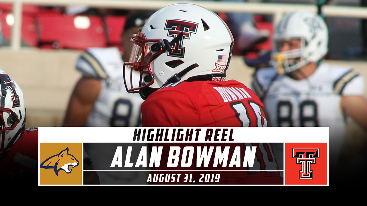 Alan Bowman Highlights: Montana State vs. Texas Tech 2019 - Stadium