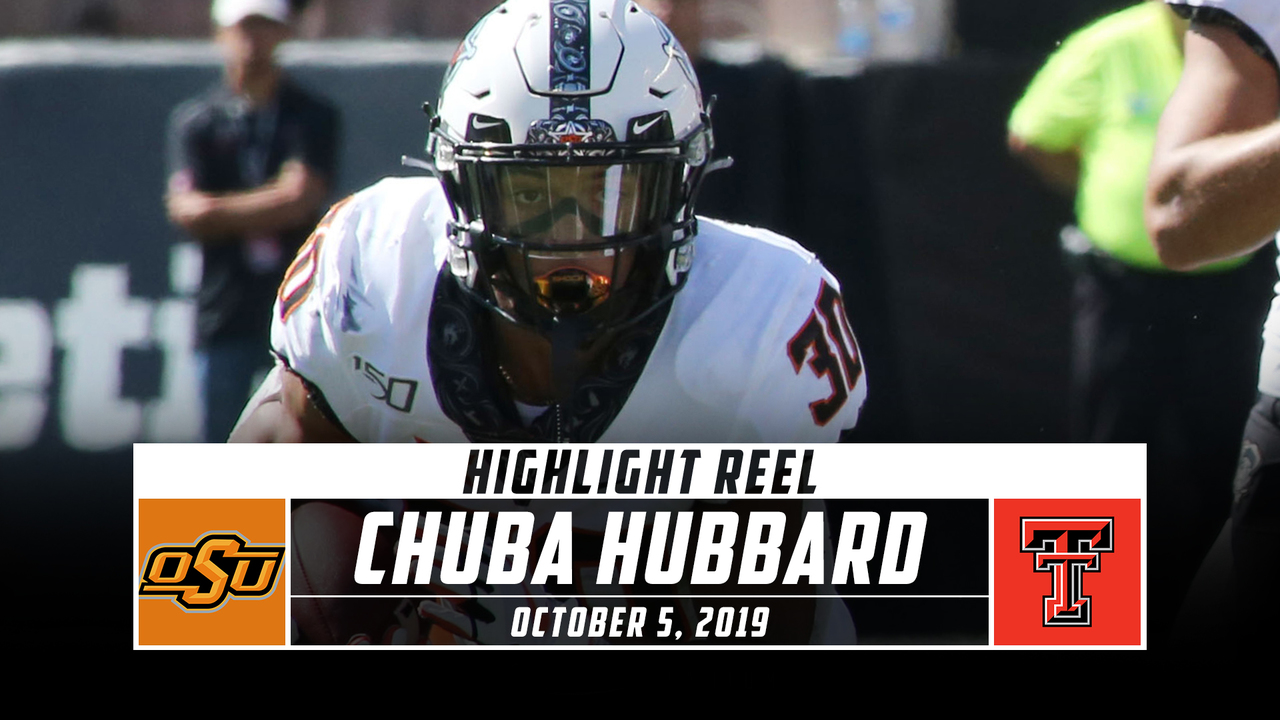 Rute Periodisk Rig mand Chuba Hubbard Highlights: No. 21 Oklahoma State vs. Texas Tech - Stadium