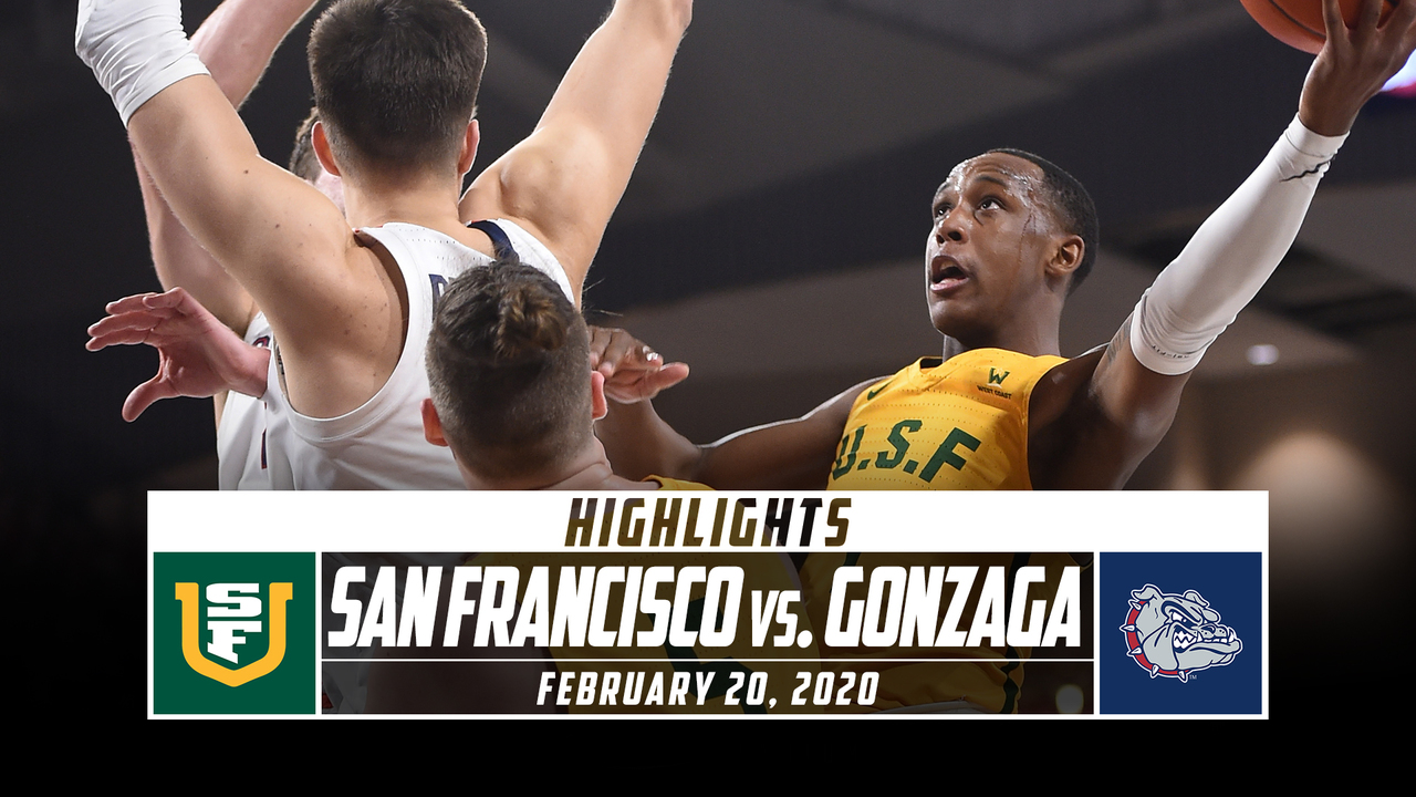 San Francisco vs. No. 2 Gonzaga Basketball Highlights (2019-20) - Stadium