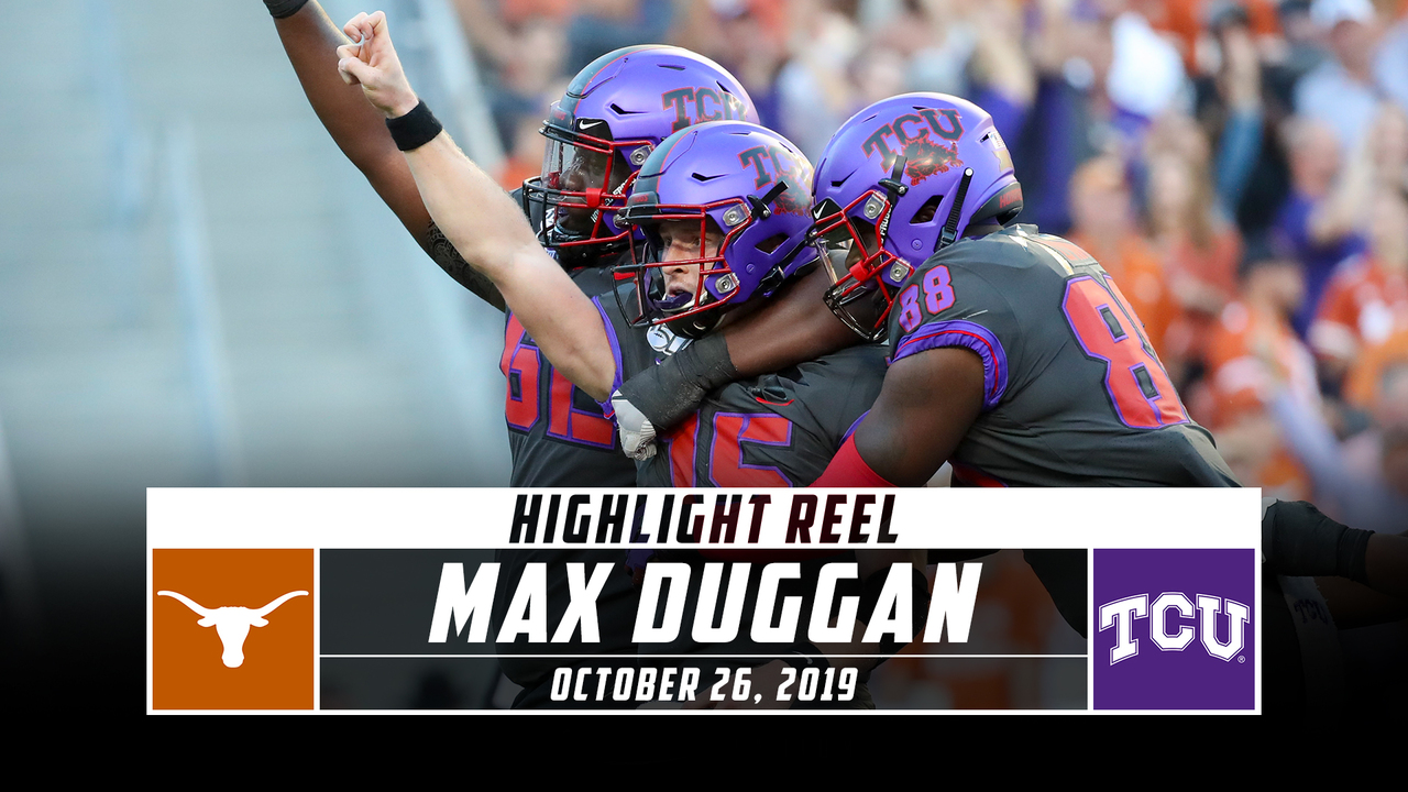 Max Duggan Highlights: No. 15 Texas vs. TCU (2019) - Stadium